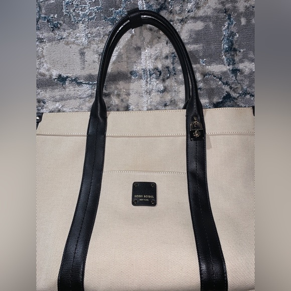 Brand New Henri Bendel Canvas/Leather Tote (NWOT) - Picture 2 of 12